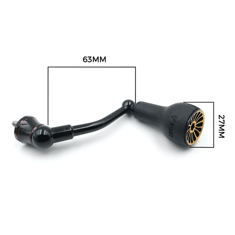 Daiwa Reel Fuego - Poignée de manivelle de 63 mm