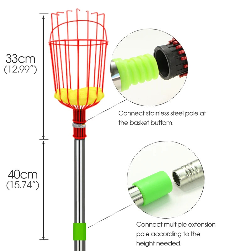 Ramasseur de fruits à tige tél - Fishing Rod Telescopic avis et prix