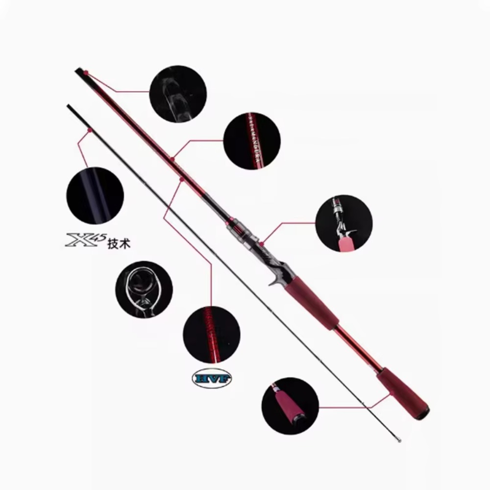 Canne à pêche en fibre de carb - Fishing Rod Casting avis et prix